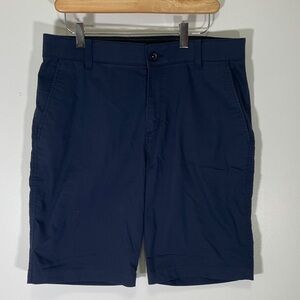 Nike Men's Dark Blue Dri-Fit flat front shorts